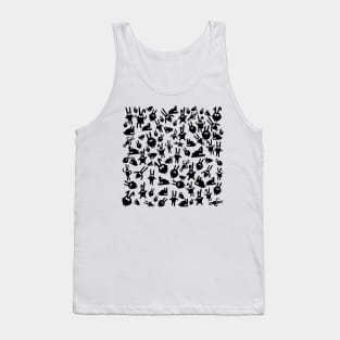 Black bunnies Tank Top